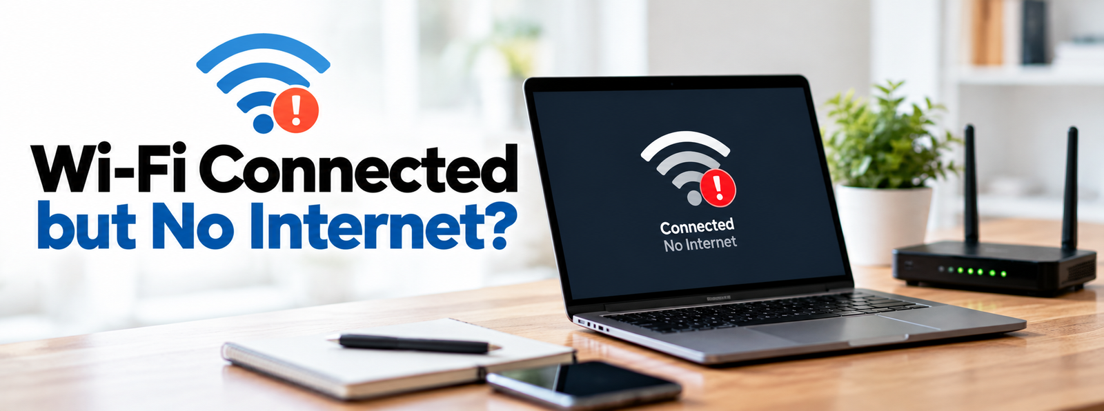 Wi-Fi Connected but No Internet on Your PC Guide
